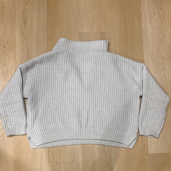 Madewell Light Gray Cowl Neck Sweater - Picture 5 of 5